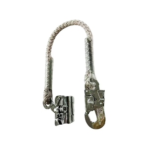 Corde de sécurité de lanière de harnais de cordes de toiture verticales de Protection contre les chutes résistantes avec mousquetons en acier allié - Product Image 2