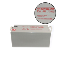 Aerdu — batterie solaire au plomb, 12V, 250ah, piles en acide et plomb