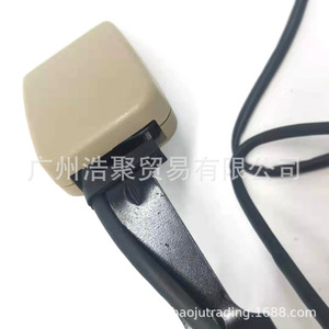 Chevrolet Aveo Seatbelt <b>Socket</b> Interface Warning Alarm Device <b>Light</b> Gray Plastic 3 Point Safety Belt Buckle - Product Image 3