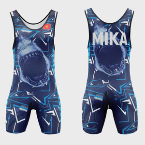 2025 nuevas camisetas de lucha libre personalizadas para hombres, traje de levantamiento de pesas por sublimación a la venta - Product Image 5