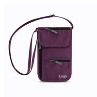 Portefeuille  bandoulière sac de rangement de billets de sac à main étanche et portable, porte-carte de téléphone portable