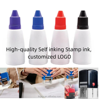 Encre à séchage rapide pour tampon auto-encreur Flash d'impression sur tissu de 28ml pour tampon encreur brillant