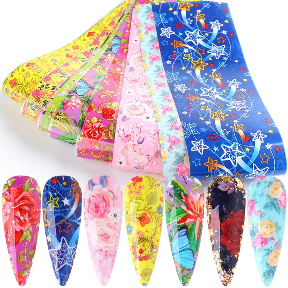 Autumn New Nail Gel Transfer Foils All Saints' Day Nail Designs Sticker Decals DIY Manicure Decorations Nail Saloon Supplies