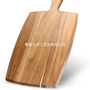 เขียงไม้อะคาเซียสี่เหลี่ยมผืนผ้าไม้เนื้อแข็งสองด้านสำหรับใช้ในครัว - Product Image 5