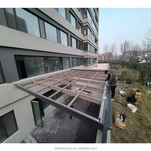 Cerramiento de Patio con Marco de Aluminio, Doble Vidrio Templado Low-E, Impermeable, Protección Solar, Aislamiento Térmico, Personalizado para Residencias - Product Image 3