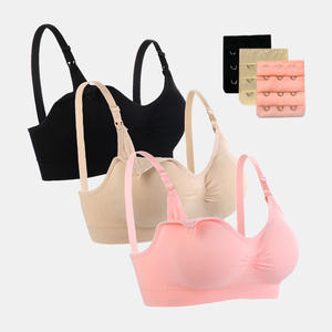 Reggiseno per allattamento di biancheria intima senza fili per l'allattamento al seno <span class=keywords><strong>reggiseni</strong></span> di maternità Push Up senza soluzione di continuità - Product Image 1