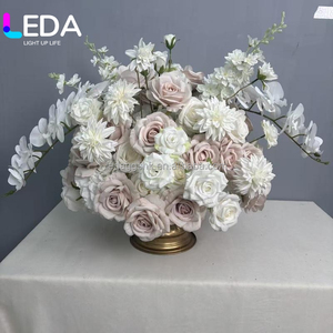 Décorations de mariage LEDA, arrangement floral, fleurs suspendues, fleurs artificielles bleues pour mariage - Product Image 5