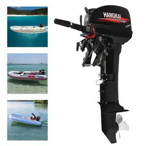 BIG SALE 2-Stroke 18HP Outboard Motor Boat Engine Long Shaft For Fishing Boat 13.2KW 246cc Water Cooling System CDI Heavy Duty
