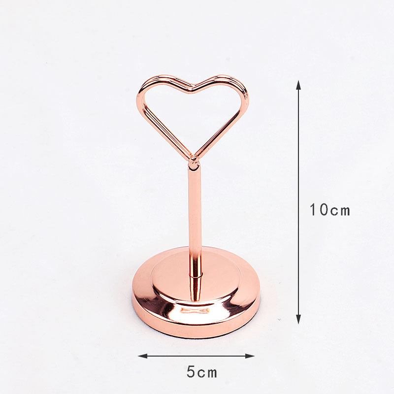 Or rose-4 pouces-hauteur 10 cm-design coeur