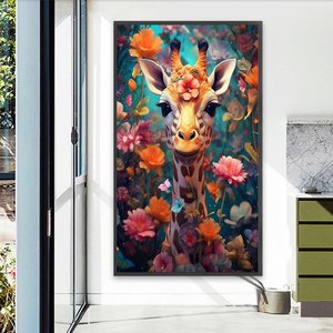 Ventes directes d'usine bricolage diamant peinture girafes art toile pour la peinture diamant dotz kits - Product Image 2
