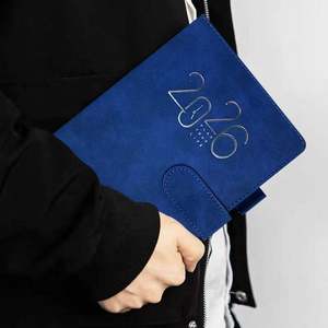 2026 Agenda Custom Logo A5 Diary Plastic Silk Screen Printed Cost-Effective Business Planner <b>Notebook</b> Hardcover Journal <b>Set</b> Gift - Product Image 3