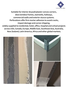 Perfil de Esquina Perforado de Acero Galvanizado <span class=keywords><strong>para</strong></span> Protección de Esquinas de Paredes y Pladur - Product Image 5