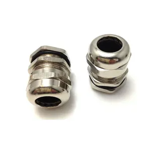 WZUMER PG7 PG13.5 PG9 PG11 M12 M20 M25 IP68 4-8mm Waterproof Nickel Plated IP68 PG Type Metal Brass Cable Glands For Cable