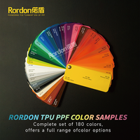 TPU Vente directe d'usine Film PPF coloré Protection de peinture de voiture PPF anti-rayures pour la fusion de couleurs de voiture