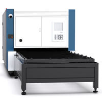 Machine de découpe laser numérique haute vitesse 1,5 kW, type portique, Hiwin AI PLT, précision de positionnement de 0,05 mm, pour matériaux en tôle
