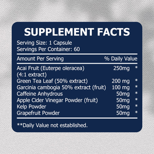 OEM ODM Thermogenic Fat Burner Capsules with Green <b>Tea</b> Leaf Graperfruit Powder Support Fat Burniing Energy Matabolism - Product Image 2