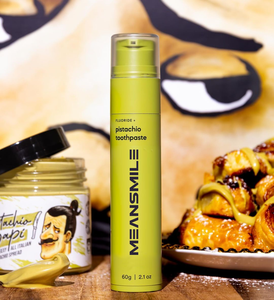 معجون أسنان طازج على نكهة الفستق 60 جم بعلامة خاصة من Smokers Saver معجون أسنان طازج فعال مُبهج ويدوم طويلًا على النكهة معجون أسنان طازج - Product Image 2