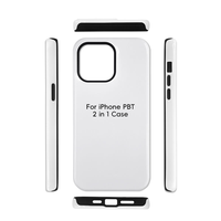 Coque de téléphone portable magnétique N52 2-en-1 personnalisée 3D par sublimation, nouvelle collection de luxe, pour iPhone 17 Pro Max, vente en gros