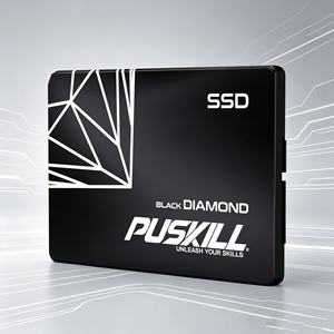 Unidad de Estado Sólido Interna PUSKILL Black Diamond de 2.5 Pulgadas SATA SSD de 1 TB para Escritorio, Alta Velocidad de Lectura y Escritura de 501-600 MB/S - Product Image 1