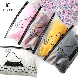 IFOND 1000 pièces/sac, mini-élastiques jetables en TPU pour cheveux, petites attaches solides pour bébés filles, pour coiffures quotidiennes et de fête - Product Image 4