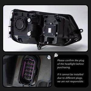 MJ pour Volkswagen VW <span class=keywords><strong>Multivan</strong></span> <span class=keywords><strong>T5</strong></span> Transporter phares LED <span class=keywords><strong>2010</strong></span> 2015 lampe frontale mise à niveau T6 phare LED DRL lumière avant - Product Image 5