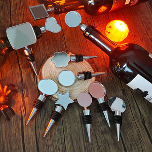 Creative Vacuum Epoxy Wine Stoppers Various Shapes Metal Bottle Stopper Double Seal Wine Cap Seals - Product Image 1