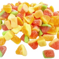 Coloré QQ Bonbons Collations Pastèque En Forme De Gelée Fruits Gummy Sour Aromatisé Sucre En Vrac En Gros En Option Doux Et Acide Mélange