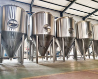 1500L Stainless Steel 304 Beer Fermenter Fermentation Conical Cooling Tank