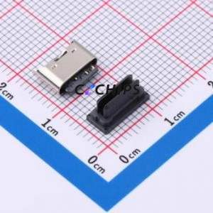 TYPEC-251Y-ARP6L50 USB Connector SMD Connector ( Connector Type: Type-C )( Gender: Female )( Mounting Type: Vertical Mount ) - Product Image 1