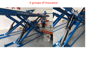 Baohua 4 टी कैंची लिफ्ट के लिए कार/हाइड्रोलिक कैंची कार लिफ्ट/पहिया के लिए Aligment कार कैंची उठा कार कार्यशाला - Product Image 5