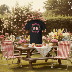 T-shirt floreale fantastica realizzata nel 1956, regalo di compleanno per donne e ragazze - Product Image 3