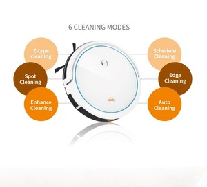 Lập Bản Đồ thời gian thực tích hợp quét lau Robot sạch pin chạy bằng pin chức năng ướt/khô bộ lọc HEPA hộ gia đình khách sạn sử dụng EU - Product Image 2