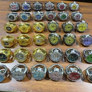 Anillo <span class=keywords><strong>de</strong></span> <span class=keywords><strong>Reloj</strong></span> Digital Minimalista Real <span class=keywords><strong>de</strong></span> Cuarzo para Dedo, Todos los <span class=keywords><strong>Tipos</strong></span>, Chapado en Pintura Negra, Regalo <span class=keywords><strong>de</strong></span> Moda Personalizable - Product Image 5