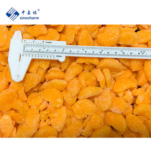Sinocharm Fruits surgelés Prix de gros Mandarine Orange Segment L3-5cm Mandarine IQF entière - Product Image 6