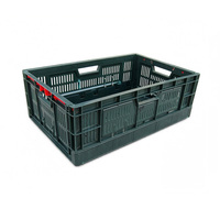 Conteneurs/Caissons en plastique pliables écologiques et durables pour l'agriculture, fruits et légumes, paniers pliants – Vente en gros usine