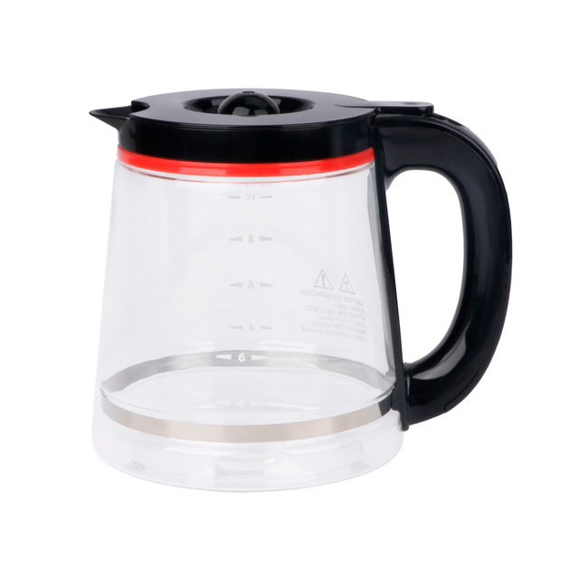 Coffee Maker Parts Replacement Pot Glass Jug Coffee Carafe Lidded Pot Glass Coffee Pot