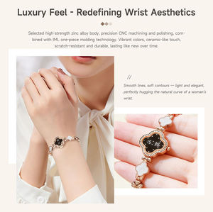 Montre connectée L8 tendance 2026 avec affichage de l'heure, suivi du sommeil et suivi du cycle menstruel féminin, bracelet intelligent étanche IP67 - Product Image 4