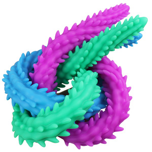 Tapón Anal Doble de Silicona Líquida Super Largo con Diseño de Lobo y Crisantemo, Masajeador Posterior para Hombres y Mujeres, Simulación Sexual para Adultos - Product Image 1