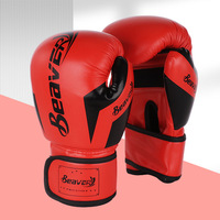 Gants de boxe fabriqués par le fabricant, logo personnalisé, couleur cuir PU, gants de boxe d'entraînement, gants de boxe