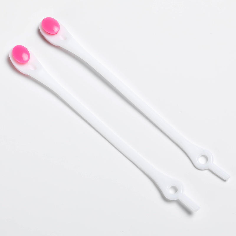 กระดุมสีชมพูขาว 12 เม็ด