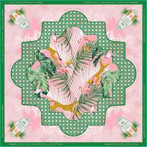 Tapete de <span class=keywords><strong>Mesa</strong></span> de Mahjong con Diseño de Leopardo y Flamenco de la Selva Tropical, Antideslizante e Impermeable, para Fichas de Mahjong - Product Image 1