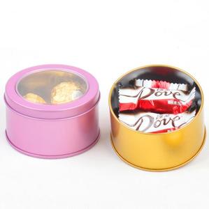 Wholesale Metal Packaging Jars Large Circular <strong>Cake</strong> <strong>Tin</strong> Can Christmas Cookie <strong>Tin</strong> Box Jerry Biscuit Canister for Storage Packing - Product Image 2
