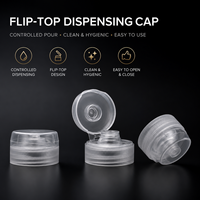 Bouchons de distribution transparents à clapet, anti-fuite, de remplacement, réutilisables, anti-déversement pour bouteilles, pour le stockage et l'utilisation en cuisine (vente en gros)