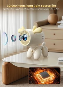 Fornitura diretta di fabbrica JY320 piccolo cervo proiettore 2K LED Wireless per telefono cellulare connettività versione oltremare Puppy proiettore - Product Image 2