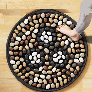 Matras pijat batu alam, matras pijat kaki rumah, kerikil lebar 56cm untuk perawatan kesehatan - Product Image 1