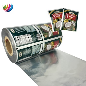 Factory Price Food Grade Plastic Bopp Metallic Aluminum <strong>Foil</strong> Sachet Packaging Roll <strong>Film</strong> for Coconut Flour Powder - Product Image 2