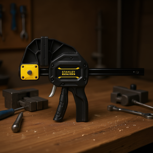 Abrazadera de Barra Stanley Fatmax XL de 12 Pulgadas en Negro y Amarillo, Grado Profesional para Trabajos en Madera y Metal - Product Image 3