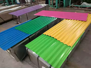 צבע סליל <span class=keywords><strong>PPGI</strong></span> מצופה אבץ מגולוון מתכת גלי גג גיליון פרופיל צבוע מראש לבית - Product Image 4