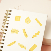 Carnet à spirale A5 entièrement personnalisable avec couverture en papier, vente en gros de fournitures scolaires, journal à marque privée
