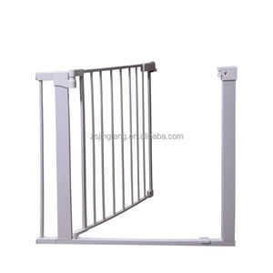 Barrière de sécurité pour bébé facile à ouvrir pour escaliers, barrière de porte en métal pour nourrissons, fermeture automatique, barrière de porte pour bébé à fixation par pression, barrière de sécurité pour bébé - Product Image 5